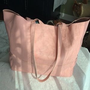 Saks Fifth Avenue Leather Shopper
